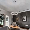 Lámpara LED colgante Charly cromado luz cálida 32W