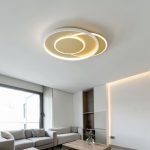 Lámpara LED de tumbado Seth dorado/blanco 3CCT 40W