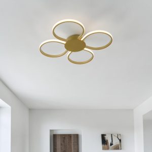 Lámpara LED de tumbado Flowmy dorado 3CCT 40W