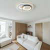 Lámpara LED de tumbado Morys blanco y negro 3CCT 40W