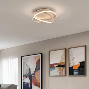 Lámpara LED de tumbado Goly champagne 3CCT 40W