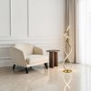Lámpara LED de pedestal River dorado luz cálida 36W