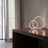 Lámpara LED de mesa Cymi champagne luz cálida 12W